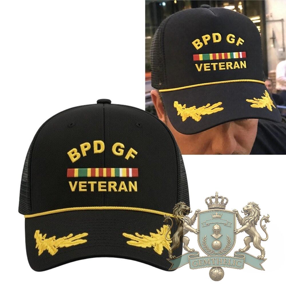 Goth Girl Veteran Hat Military Cap