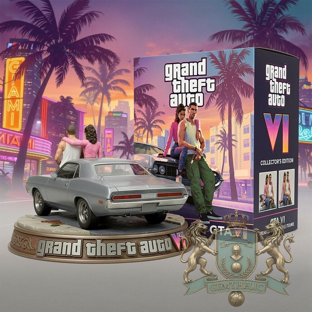 Grand Theft Auto VI GTA 6 Jason And Lucia 2026 Edition Figure
