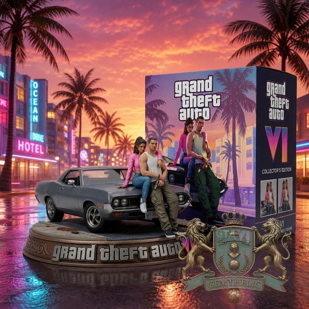 Grand Theft Auto VI GTA 6 Jason And Lucia 2026 Edition Figure - Front View