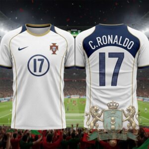 Ishowspeed 2004 Portugal C Ronaldo 17 Away Jersey