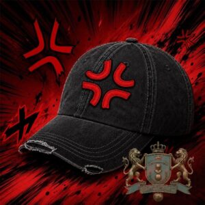 Angry Anger Symbol Trucker Cap