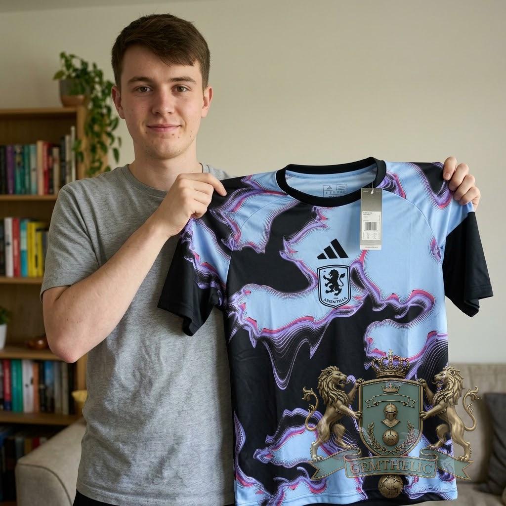 Adidas Aston Villa 2026 27 Pre Match Kit Jersey
