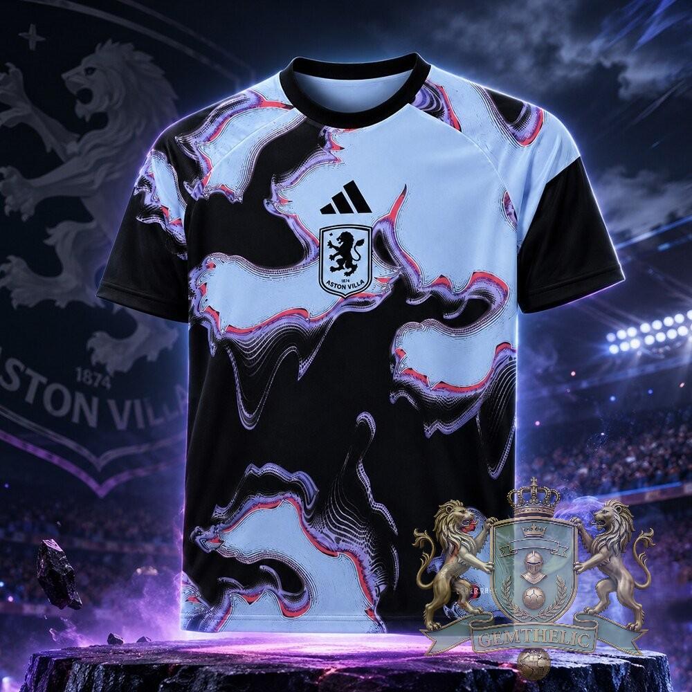 Adidas Aston Villa 2026 27 Pre Match Kit Jersey