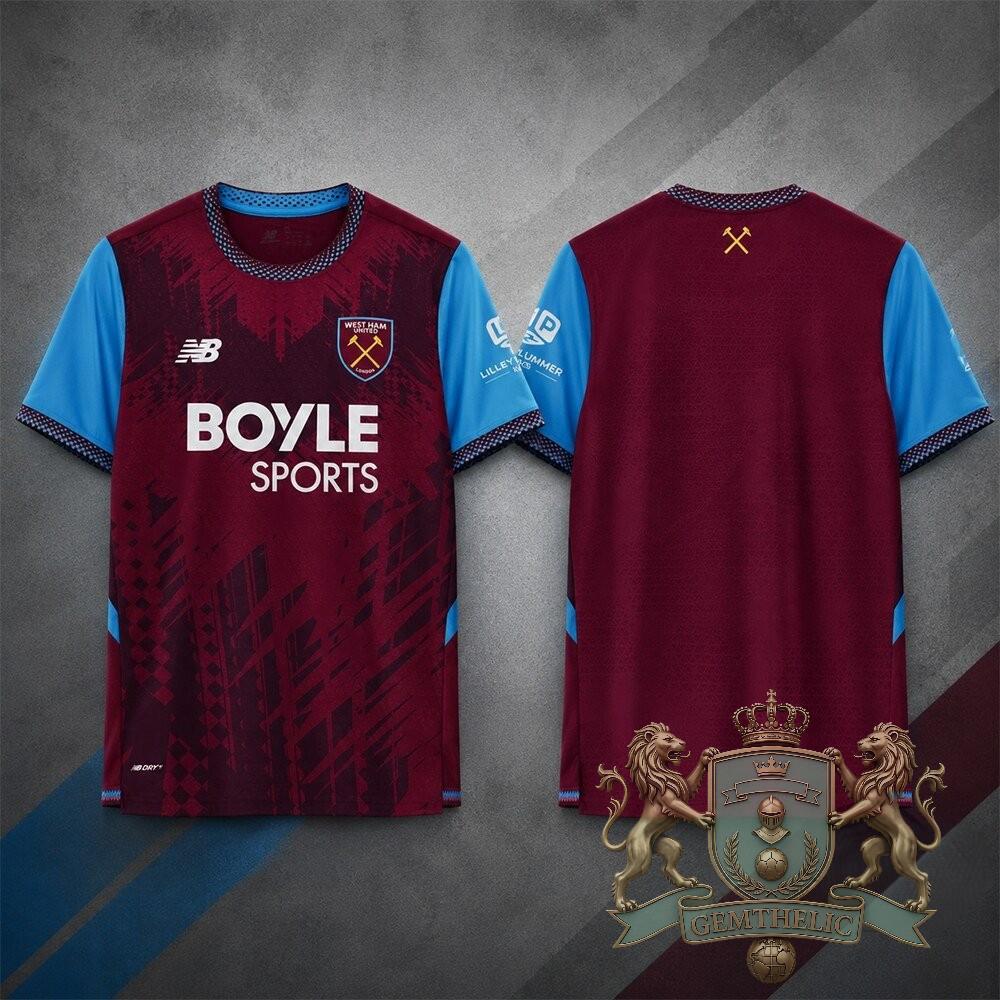 West Ham 2026-27 Elite Home Kit Jersey Shirt - Detail View
