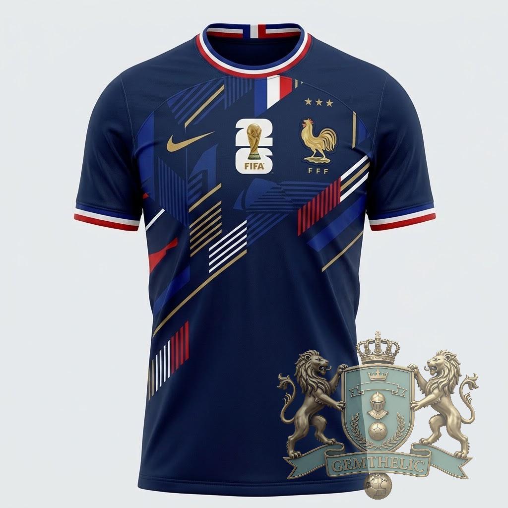 France World Cup 2026 Champions Custom Jersey - Detail View