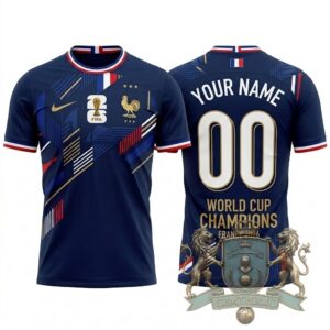 France World Cup 2026 Champions Custom Jersey
