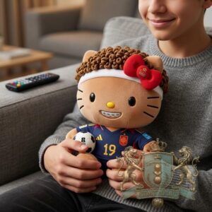 Hello Kitty Lamine Yamal World Cup 2026 Plush Toy