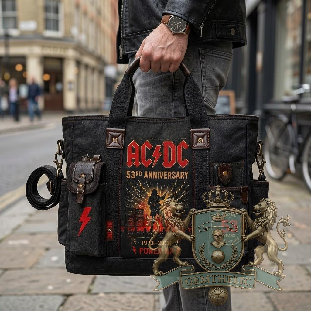 AC/DC 53rd Anniversary Power Up Tote Bag