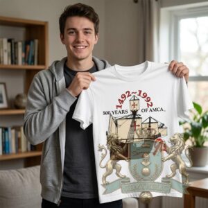 America 500 Years 1492 1992 Anniversary T-Shirt