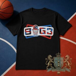 BIG3 Basketball League Official Logo Basketball T-Shirt