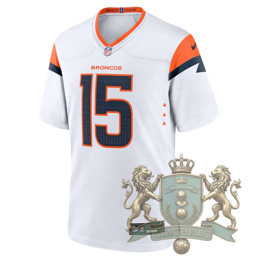 Denver Broncos Bonitto 15 Football Jersey - Detail View