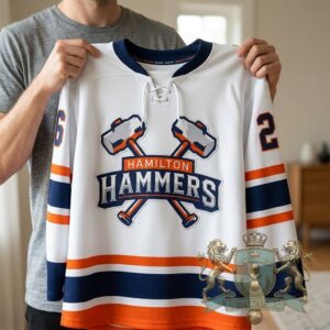 Hamilton Hammers Player Number 26 Hockey Jersey