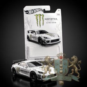 Monster Energy Ultra White Edition Hot Wheels Diecast Car