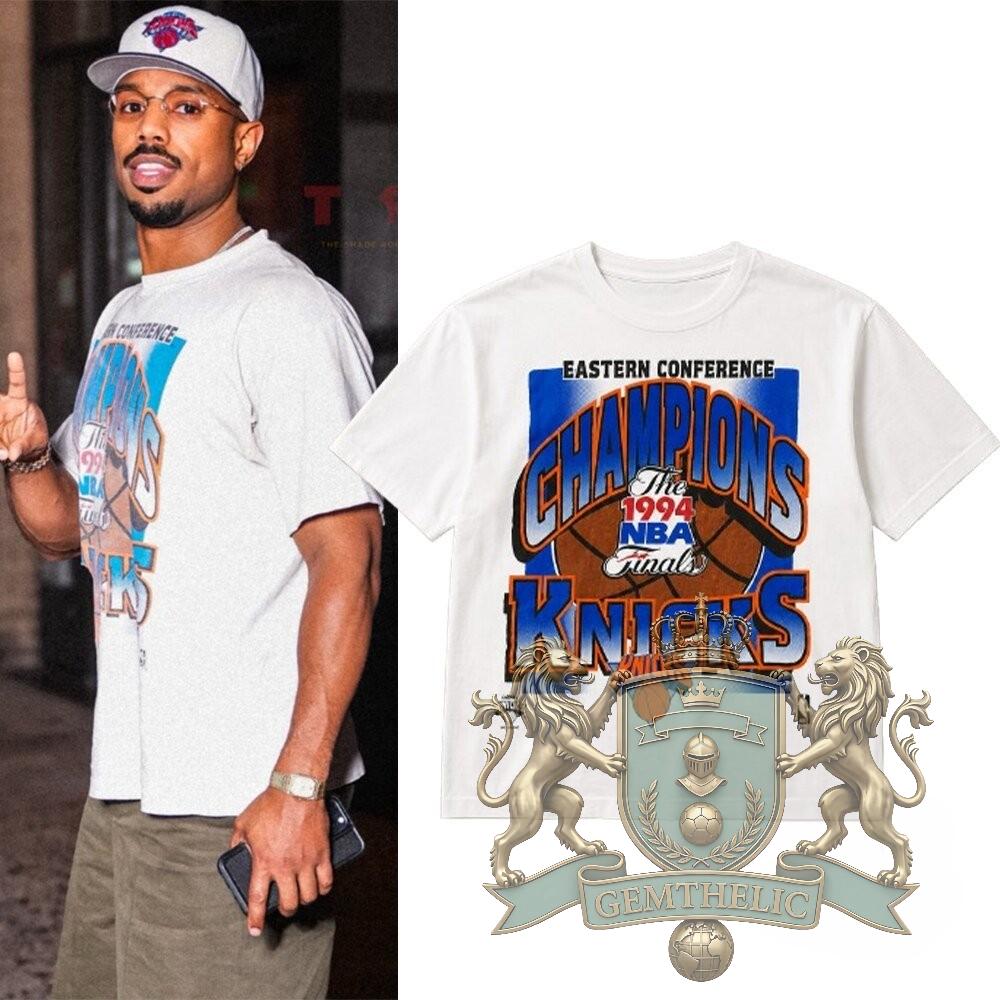 New York Knicks 1994 NBA Finals Eastern Conference Champions T-Shirt - Front View