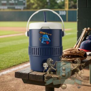 Philadelphia Phillies Baseball Bat Bell Logo Insulated Water Cooler