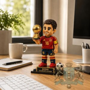 Rodri Spain World Cup 2026 Golden Ball Winner Building Block Set