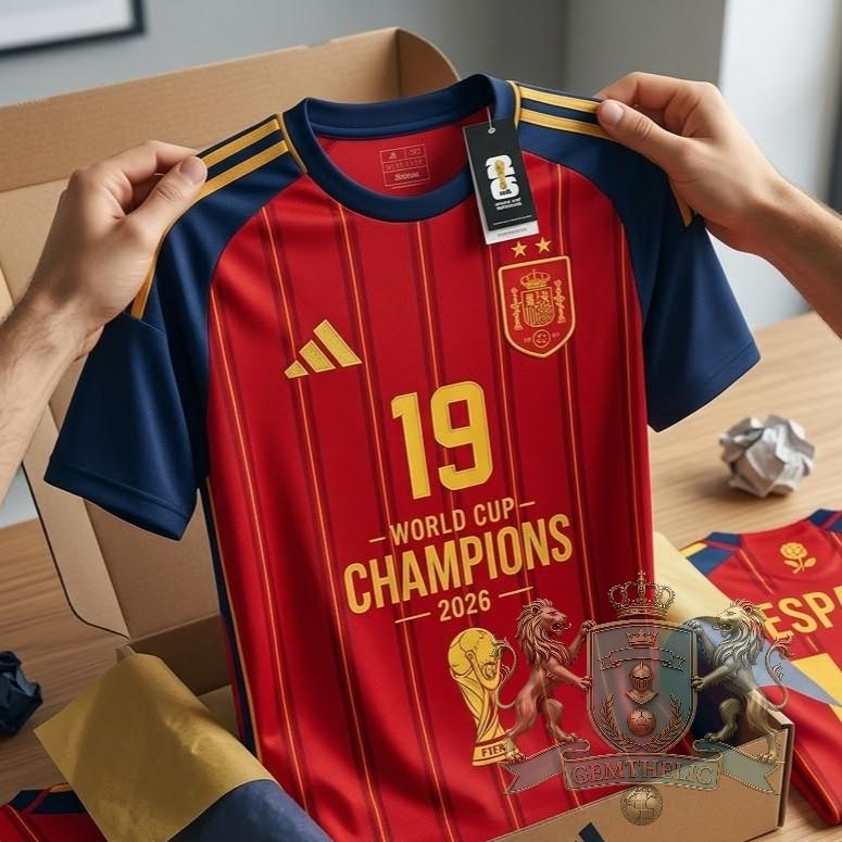 Spain FIFA World Cup 2026 Champions Jersey