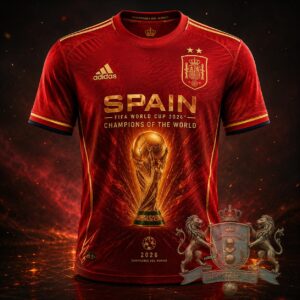 Spain National Football Team World Cup 2026 Champions Jerey