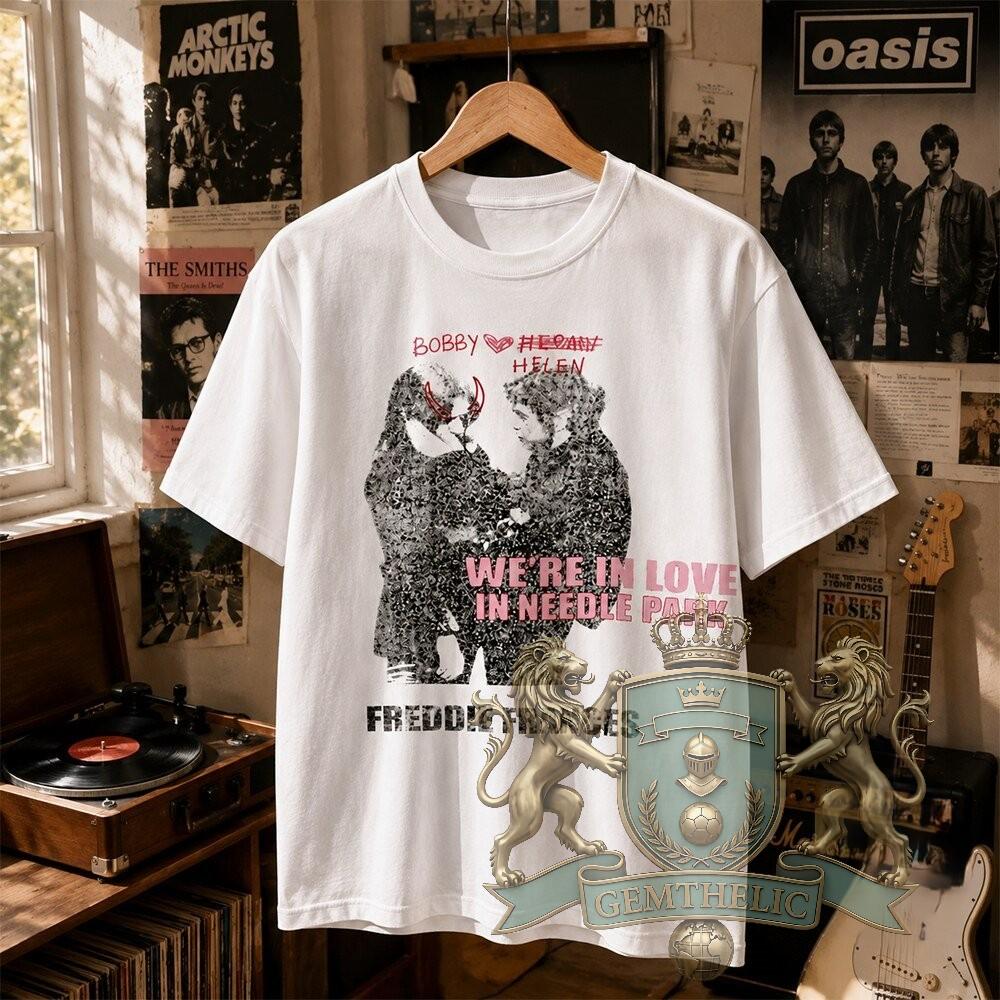 Hudson Williams Freddie Frances Needle Park T-Shirt - Detail View